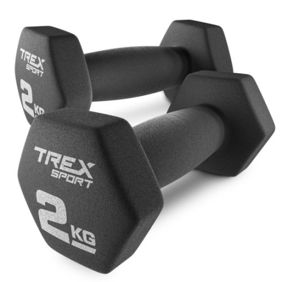 Купить Гантель  Trex Sport TX-020VD 2x2 кг в Киеве - фото №1